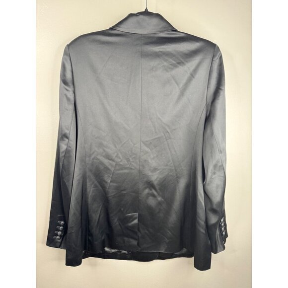 Generation Love Leighton Satin Blazer Black Padded Shoulder Size XXL NWT - Picture 5 of 6
